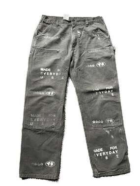 Carhartt B136 GVL Custom Hand-Printed 'Made For Everyday Use' Original Dungaree
